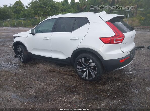 YV4L12UE7R2204904 2024 VOLVO XC40 White უკანა მარცხენა