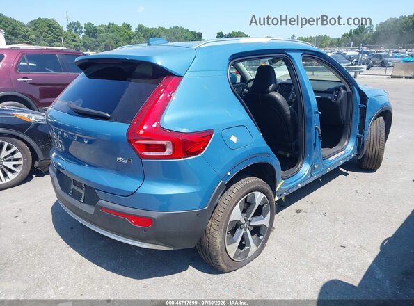 YV4L12UE7S2587541 2025 VOLVO XC40 Синий Задняя правая четверть