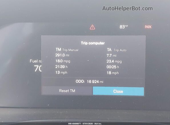 YV4L12UJXS2559374 2025 VOLVO XC40 Gray Հետևի նստատեղերի տեսք