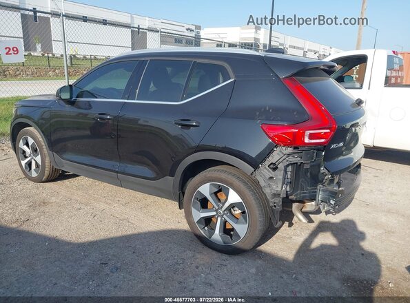 YV4L12UK2R2365473 2024 VOLVO XC40 Черный Задняя левая четверть