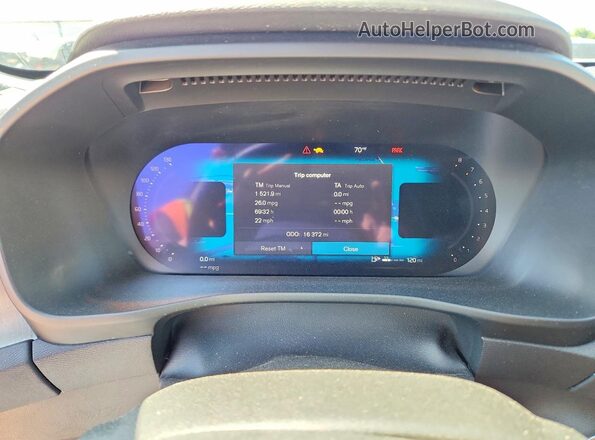 YV4L12UK9R2329019 2024 VOLVO XC40 Gray ხელსაწყოთა პანელის ხედი