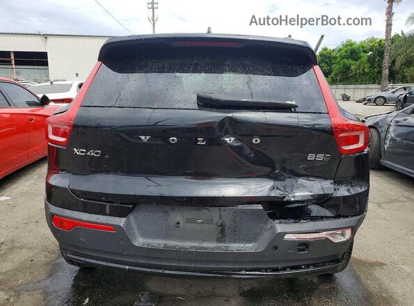 YV4L12UL0R2327653 2024 VOLVO XC40 Black Հետևի տեսք