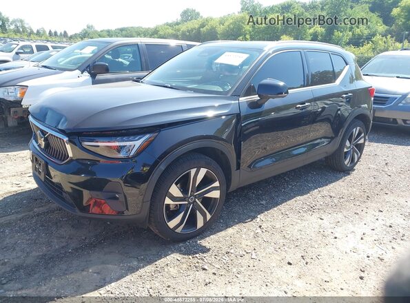 YV4L12UN2P2107395 2023 VOLVO XC40 Синий Передняя левая четверть