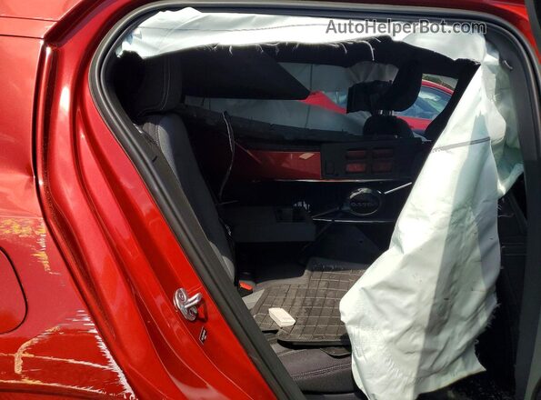 YV4L12UV0P2946140 2023 VOLVO XC40 Red უკანა სავარძლების ხედი