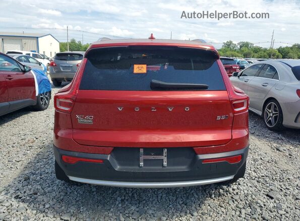 YV4L12UV0P2946140 2023 VOLVO XC40 Red უკანა ხედი