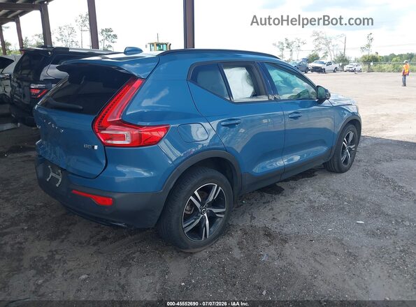 YV4L12UW8P2967018 2023 VOLVO XC40 Blue Trasero derecho
