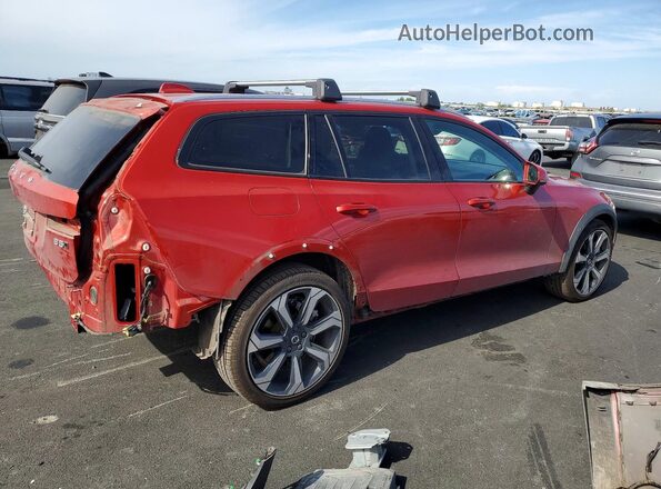 YV4L12WL7S2147654 2025 VOLVO V60 Red უკანა მარჯვენა