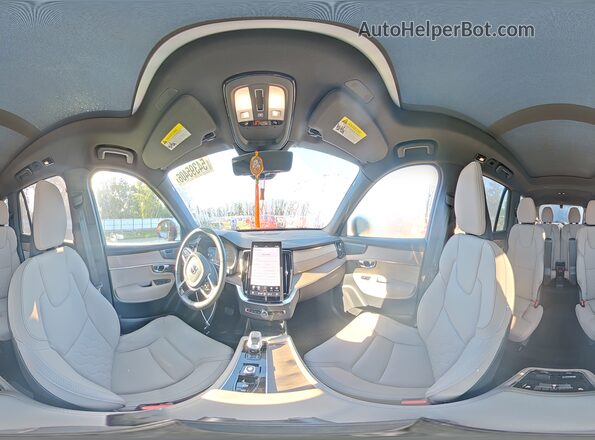 YV4M12JE0T1449078 2026 VOLVO XC90 Burgundy Widok wnętrza 360 stopni