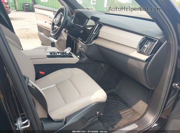 YV4M12PA2S1362480 2025 VOLVO XC90 Black Widok wnętrza z przodu