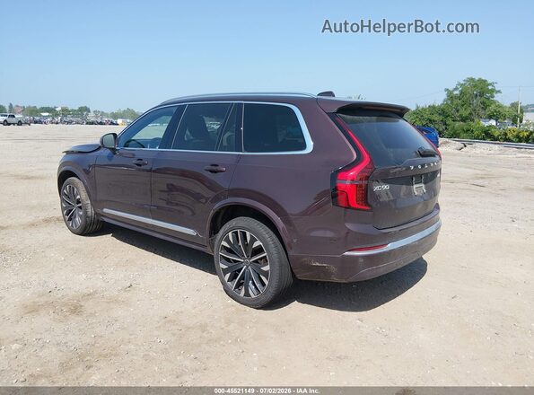 YV4M12PE3T1473995 2026 VOLVO XC90 Burgundy Trasero izquierdo