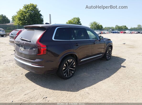 YV4M12PE3T1473995 2026 VOLVO XC90 Burgundy Trasero derecho