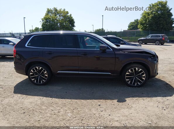 YV4M12PE3T1473995 2026 VOLVO XC90 Burgundy Vista interior trasera