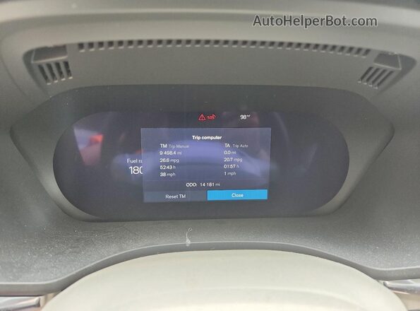 YV4M12RC7S1180336 2025 VOLVO XC60 Синий Вид щитка приборов