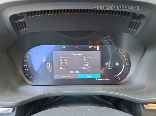 YV4M12RCXT1444893 2026 VOLVO XC60 Черный Вид щитка приборов