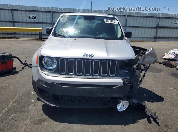 ZACCJAAB1HPF97553 2017 JEEP RENEGADE Silver Դիմացի տեսք