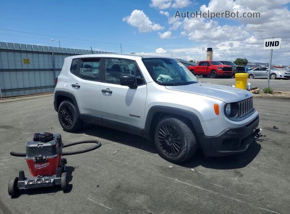 ZACCJAAB1HPF97553 2017 JEEP RENEGADE Silver Առջևի աջ