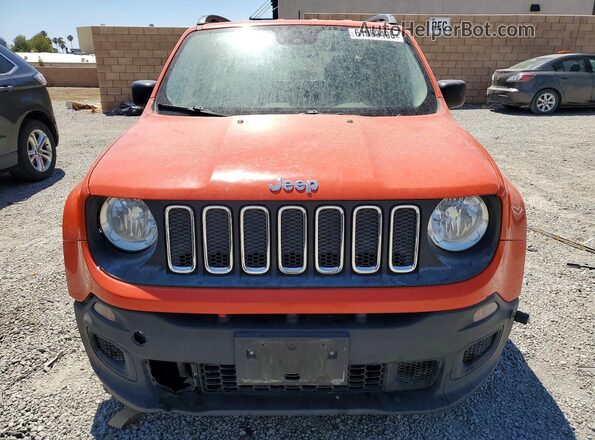 ZACCJAAB3HPE45774 2017 JEEP RENEGADE Orange წინა ხედი