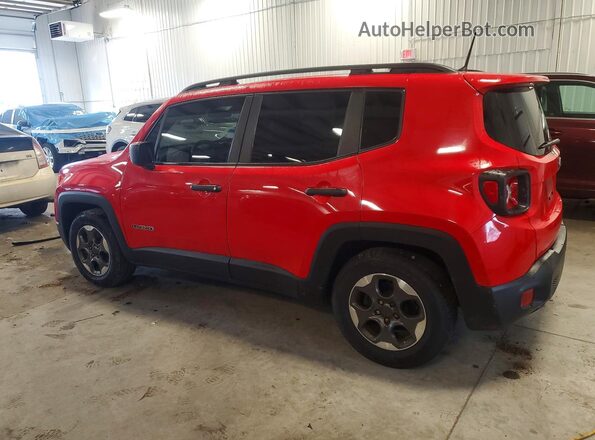 ZACCJAAB4HPF11491 2017 JEEP RENEGADE Red Задня ліва чверть