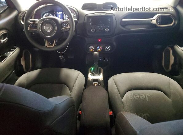 ZACCJAAB4HPF11491 2017 JEEP RENEGADE Red Вид панелі приладів