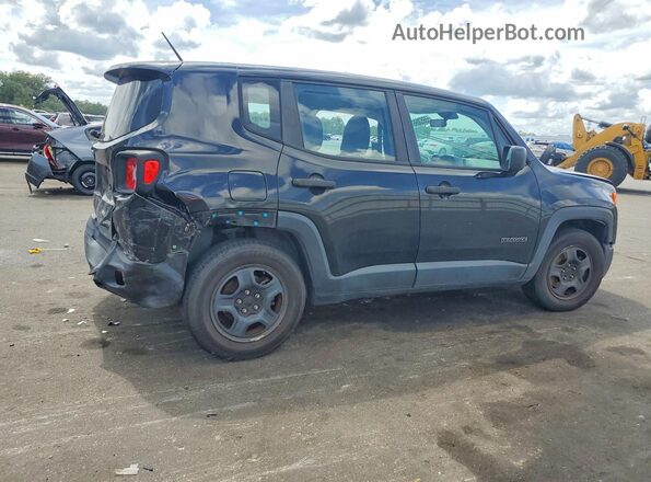 ZACCJAAB5HPF31149 2017 JEEP RENEGADE Black Задня права чверть