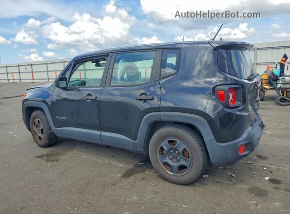 ZACCJAAB5HPF31149 2017 JEEP RENEGADE Black Задня ліва чверть