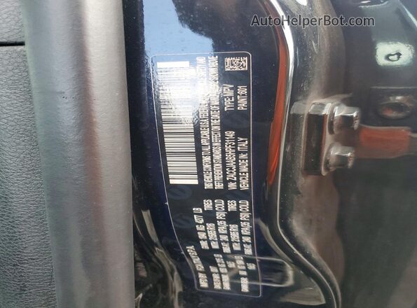ZACCJAAB5HPF31149 2017 JEEP RENEGADE Black Вид наклейки з VIN-кодом