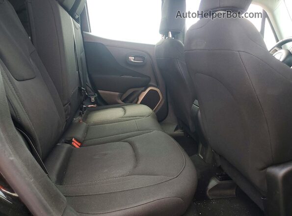 ZACCJAAB5HPF31149 2017 JEEP RENEGADE Black Вид задньої частини салону