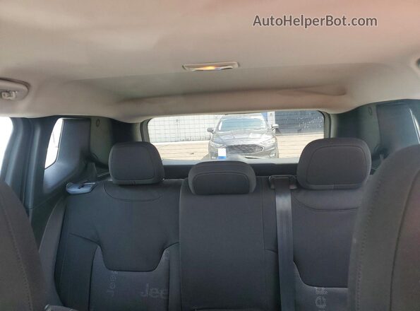 ZACCJAAB5HPF31149 2017 JEEP RENEGADE Black Вид задніх сидінь