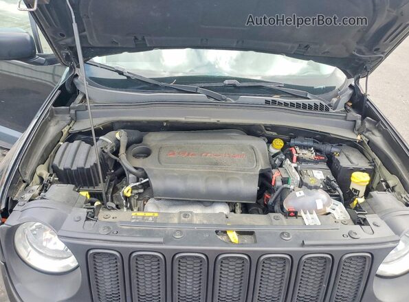ZACCJAAB5HPF31149 2017 JEEP RENEGADE Black Вид підкапотного простору