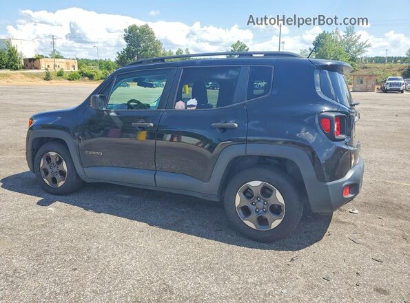 ZACCJAAB5HPF42717 2017 JEEP RENEGADE Black Հետևի ձախ