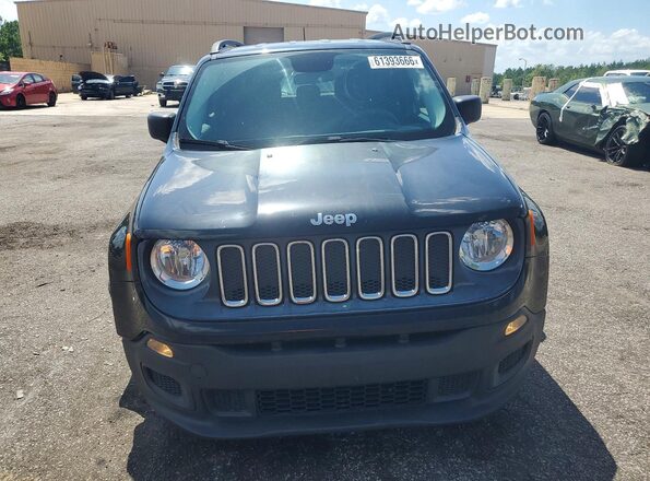 ZACCJAAB5HPF42717 2017 JEEP RENEGADE Black Դիմացի տեսք