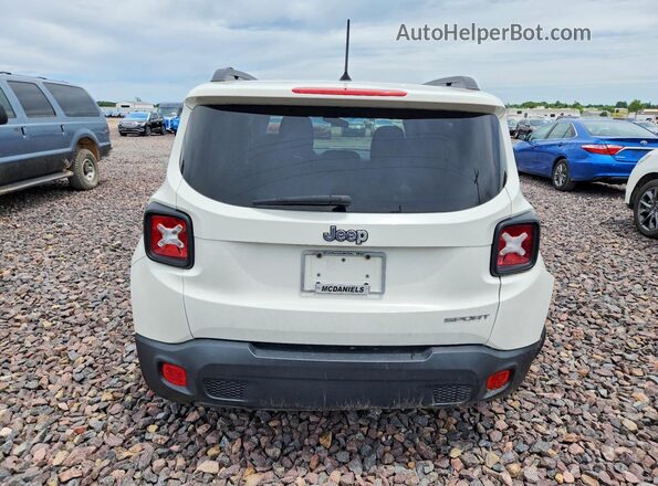 ZACCJAAB7HPF51709 2017 JEEP RENEGADE White Вид ззаду