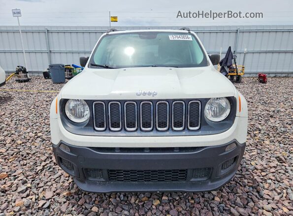 ZACCJAAB7HPF51709 2017 JEEP RENEGADE White Вид спереду