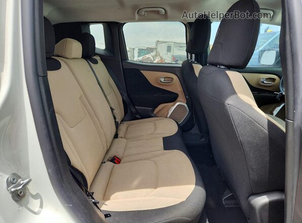 ZACCJAAB7HPF51709 2017 JEEP RENEGADE White Вид задньої частини салону
