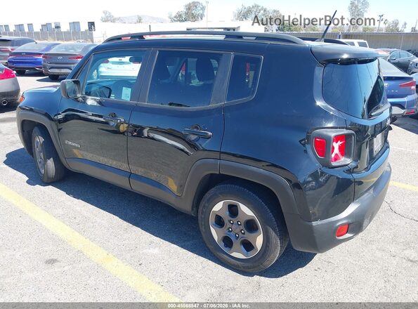 ZACCJAAB7HPF54206 2017 JEEP RENEGADE Black Հետևի ձախ