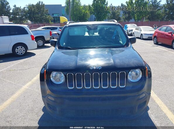 ZACCJAAB7HPF54206 2017 JEEP RENEGADE Black Դիմացի տեսք