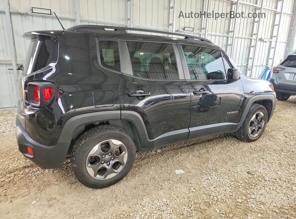 ZACCJAAB7HPF61561 2017 JEEP RENEGADE Black Tył prawy