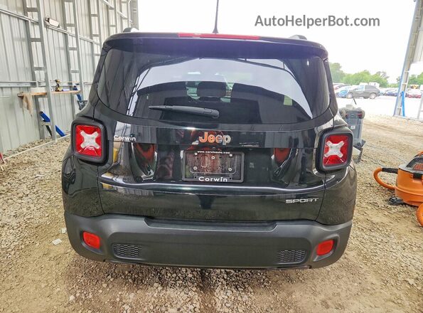 ZACCJAAB7HPF61561 2017 JEEP RENEGADE Black Widok z tyłu