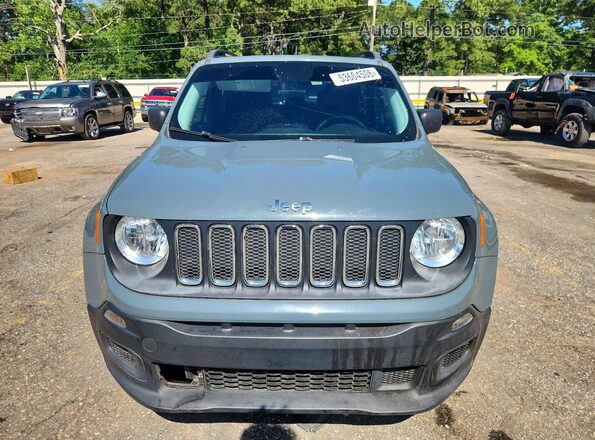 ZACCJAAB8HPE61517 2017 JEEP RENEGADE Teal Front view