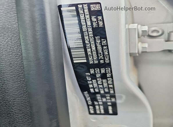ZACCJAAB8HPF46115 2017 JEEP RENEGADE Серебряный Вид подкапотного пространства