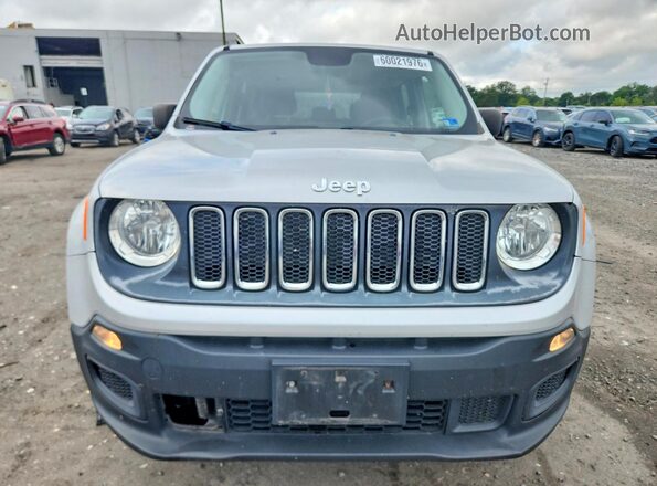 ZACCJAAB8HPF46115 2017 JEEP RENEGADE Серебряный Вид спереди