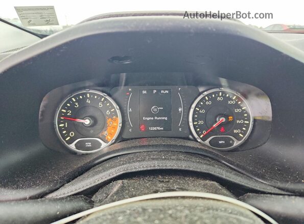 ZACCJAAB8HPF46115 2017 JEEP RENEGADE Серебряный Вид щитка приборов