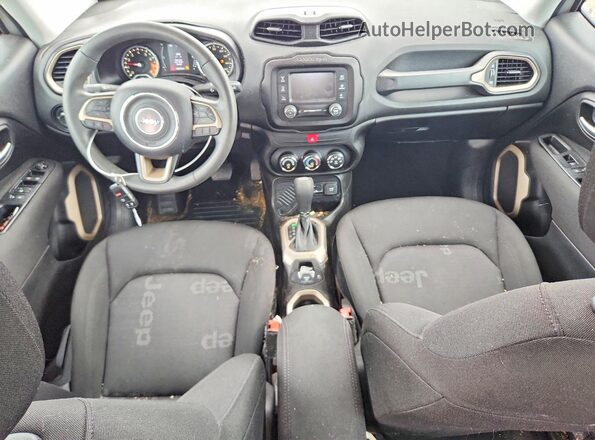 ZACCJAAB8HPF46115 2017 JEEP RENEGADE Серебряный Вид панели приборов