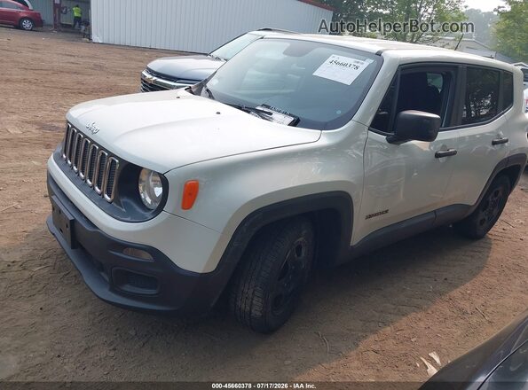 ZACCJAAB9HPF94495 2017 JEEP RENEGADE White Առջևի ձախ երեք քառորդ տեսարան