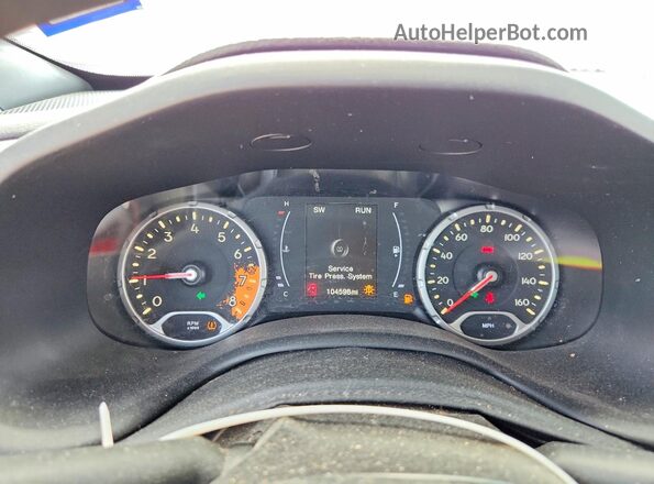 ZACCJAAHXJPH06487 2018 JEEP RENEGADE Charcoal Սարքավորումների վահանակի տեսք