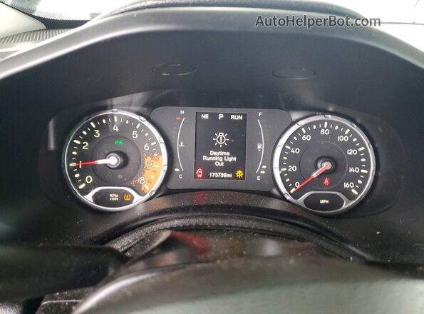 ZACCJAAT4GPE34144 2016 JEEP RENEGADE Gray Vista del cuadro de instrumentos
