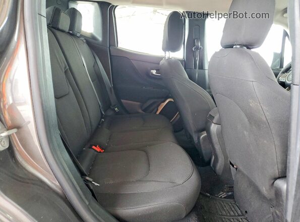 ZACCJAAT4GPE34144 2016 JEEP RENEGADE Gray Vista de los asientos traseros
