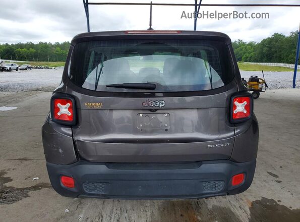 ZACCJAAT4GPE34144 2016 JEEP RENEGADE Gray Vista trasera