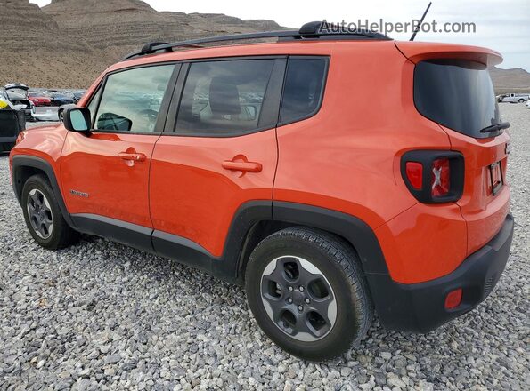 ZACCJAAT6GPD86775 2016 JEEP RENEGADE Orange Trasero izquierdo
