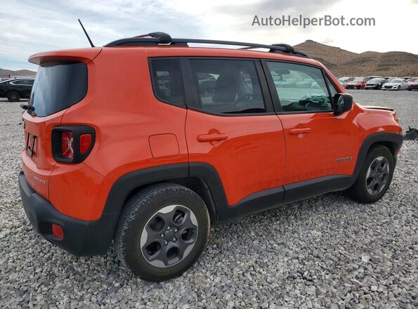 ZACCJAAT6GPD86775 2016 JEEP RENEGADE Orange Trasero derecho